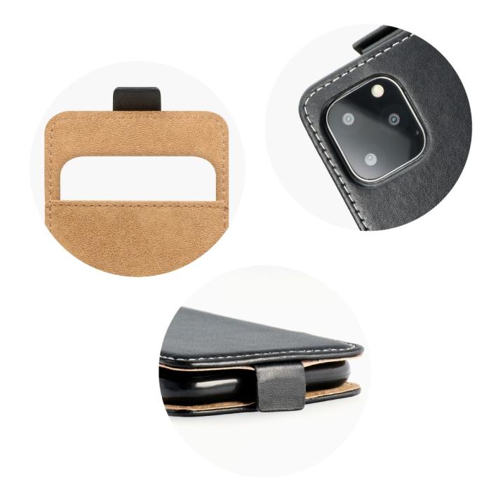 OEM - Flip fodral med kortfack till Samsung Galaxy S21 Plus Svart