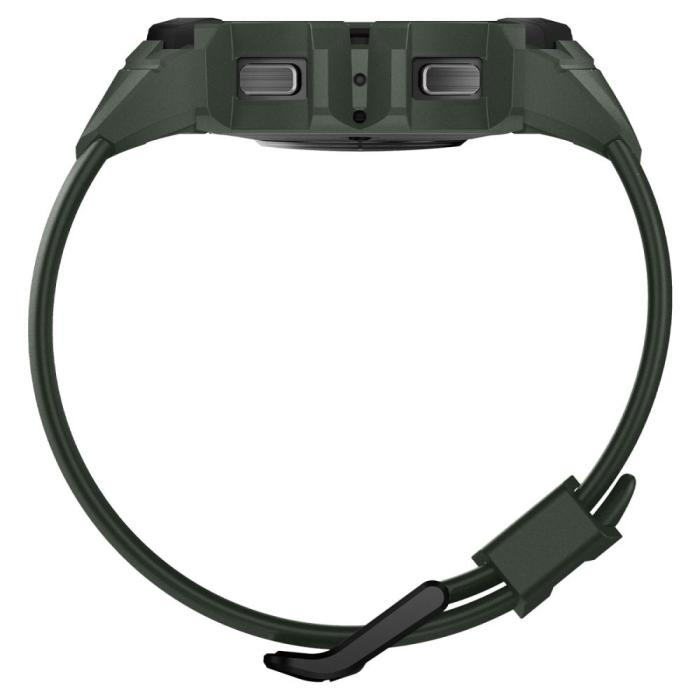 UTGATT1 - Spigen Galaxy Watch 4/5 44mm Armband Rugged Armor Pro - Militärgrön