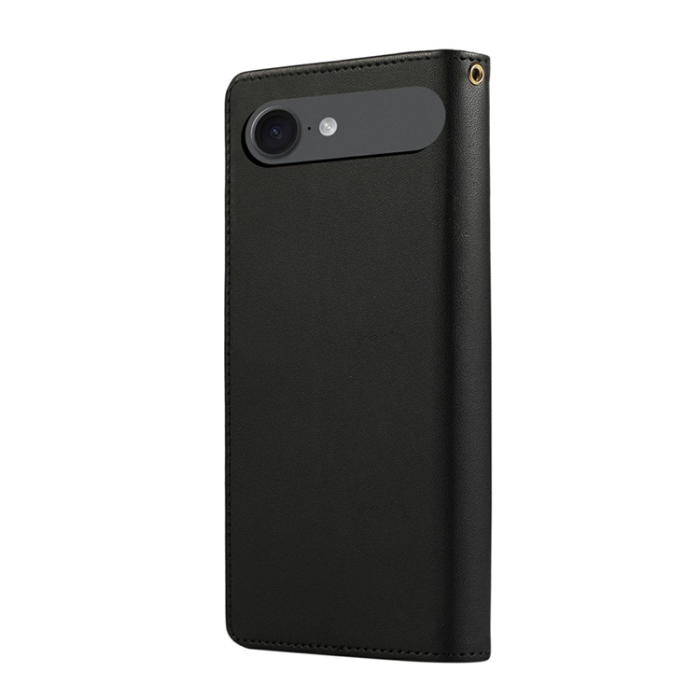 A-One Brand - iPhone 17 Air Plånboksfodral RFID Rhombus Läder - Svart