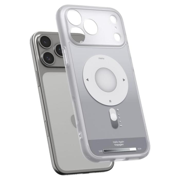 Spigen - Spigen Mobilskal För iPhone 18 Pro/17 Pro Magsafe Ultra Hybrid Classic - Silver
