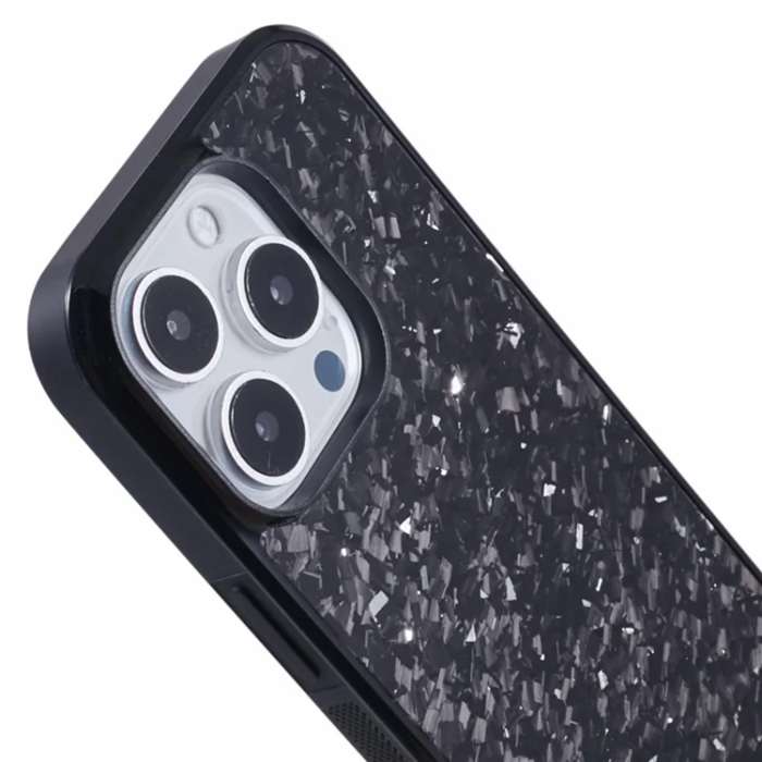 A-One Brand - iPhone 16 Pro Max Mobilskal Aramid Fiber Forged - Silver