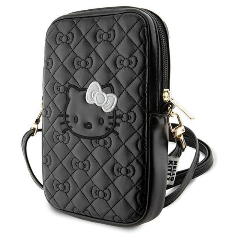 Hello Kitty Remväska Quilted Bows - Svart | 2353 | AlltMobil