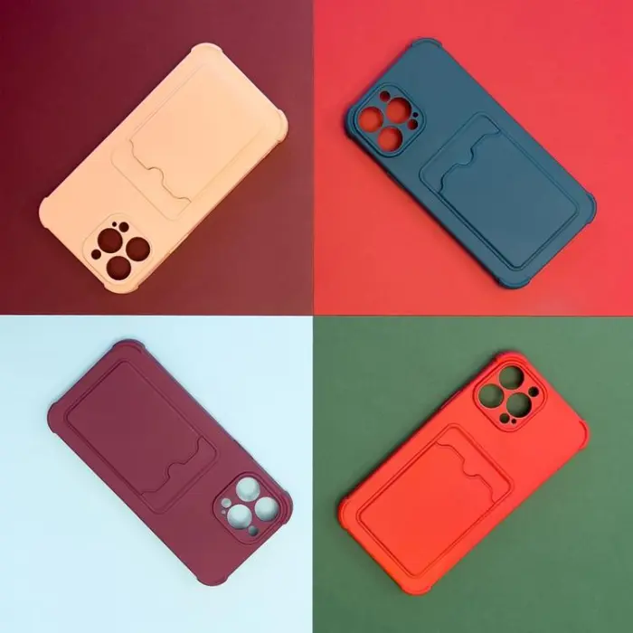 OEM - Armor Korthållare Skal iPhone 12 Pro Max - Raspberry