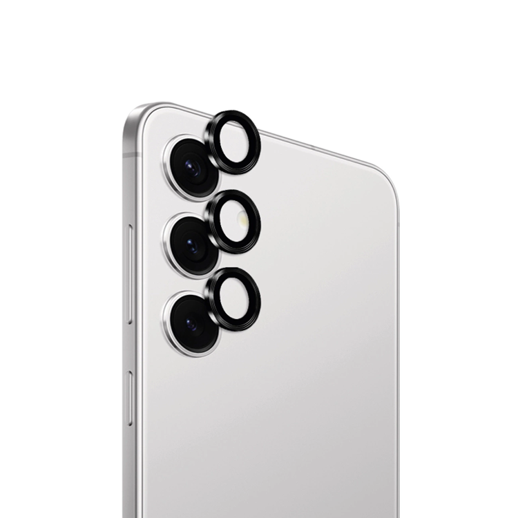 Puro Galaxy S25 Kameraskydd Härdat Glas - Svart | 5468 | AlltMobil