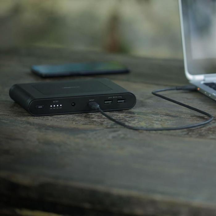 Omnicharge - OMNICHARGE Powerbank Mobile 25600 Pro 25600 mAh - Svart