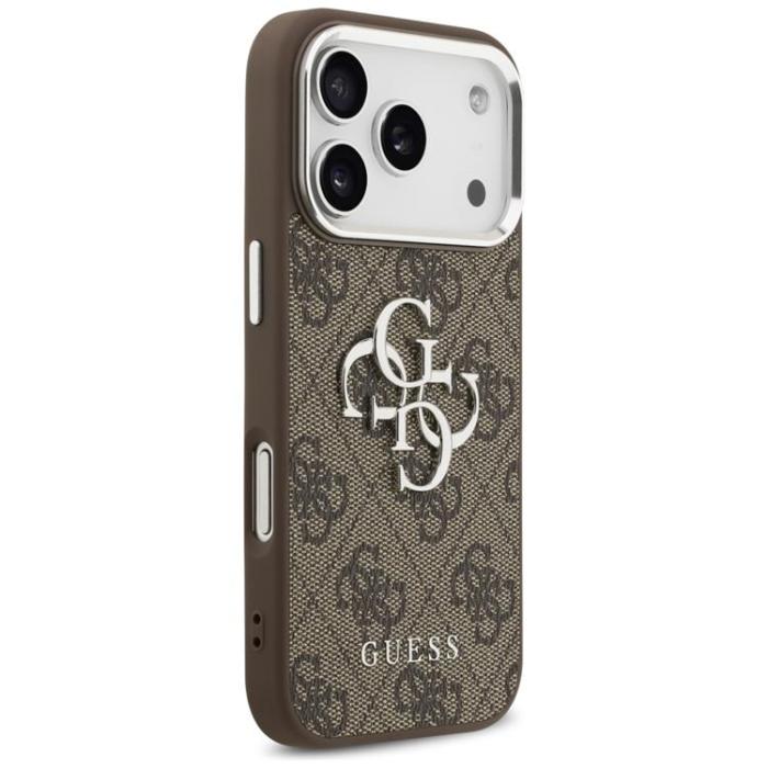 Guess - Guess iPhone 17 Pro Max Mobilskal 4G Big 4G Classic Logo - Brun