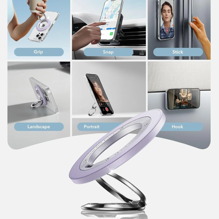 ESR - ESR Magnetic Magsafe Phone Ringhållare Halolock - Lavender