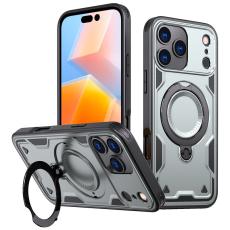 N/A - Mobilskal till iPhone 17 Pro Plast Milit&auml;rt Skydd - Gr&aring;