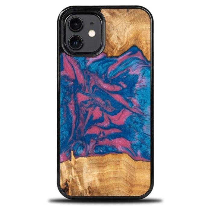 Bewood - Bewood iPhone 12/12 Pro Mobilskal Unique Vegas - Rosa/Blå