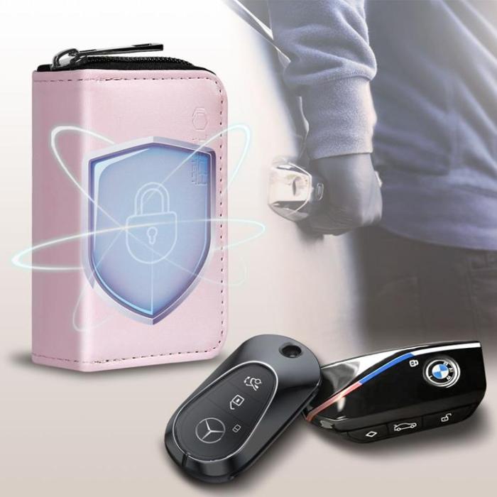 Tech-Protect - Tech-Protect RFID-Bblockerande Skal keyless – Rosa