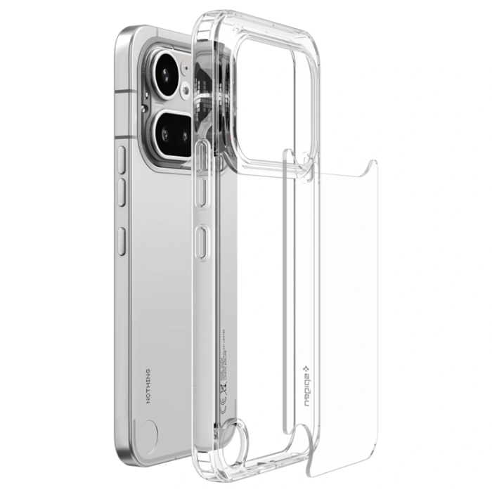Spigen - Spigen Mobilskal för Nothing Phone 4a Pro Ultra Hybrid - Kristallklar