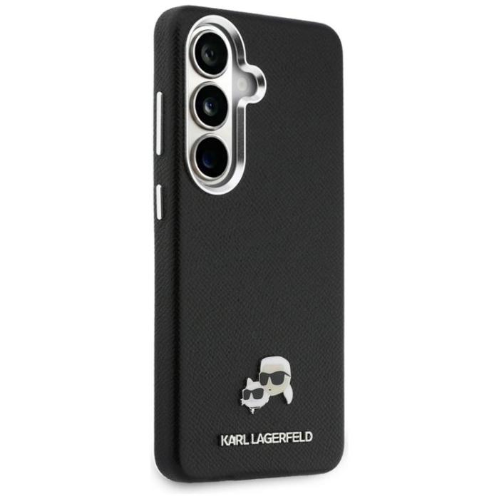 KARL LAGERFELD - Karl Lagerfeld Mobilskal För Galaxy S26 Plus MagSafe Saffiano Metal Logo - Svart