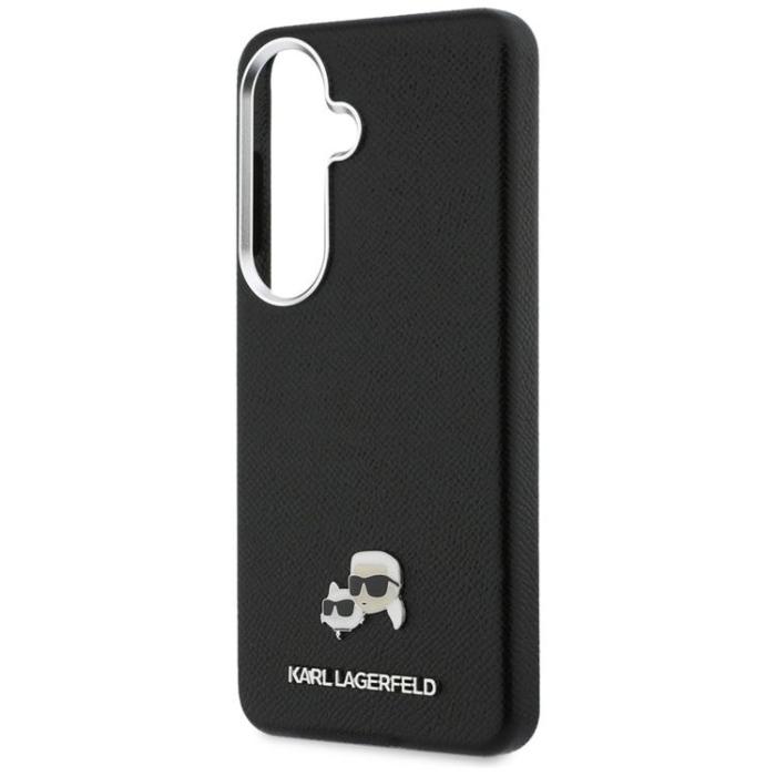 KARL LAGERFELD - Karl Lagerfeld Mobilskal För Galaxy S26 Plus MagSafe Saffiano Metal Logo - Svart