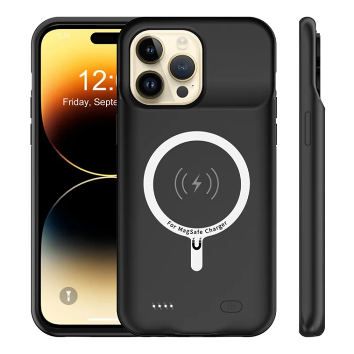 A-One Brand - iPhone 14 Pro Max Batteriskal 8500mAh D98S - Svart