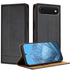A-One Brand - iPhone 17 Air Plånboksfodral L Shaped Grid Pattern - Svart
