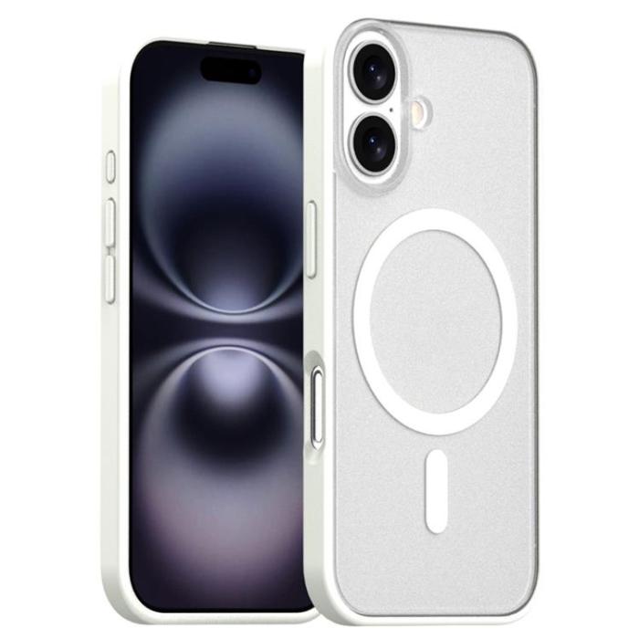 A-One Brand - iPhone 17 Mobilskal MagSafe Skin Feel - Vit