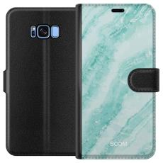 Gustaf - Pl&aring;nboksfodral till Samsung Galaxy S8 med Mint Marble