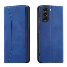 OEM - Galaxy S22 Plus Plånboksfodral Magnet Fancy - Blå