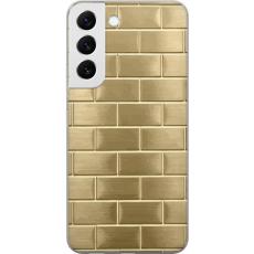 iSecrets - Mobilskal till Samsung Galaxy S22+ 5G med Gyllene Murstenar