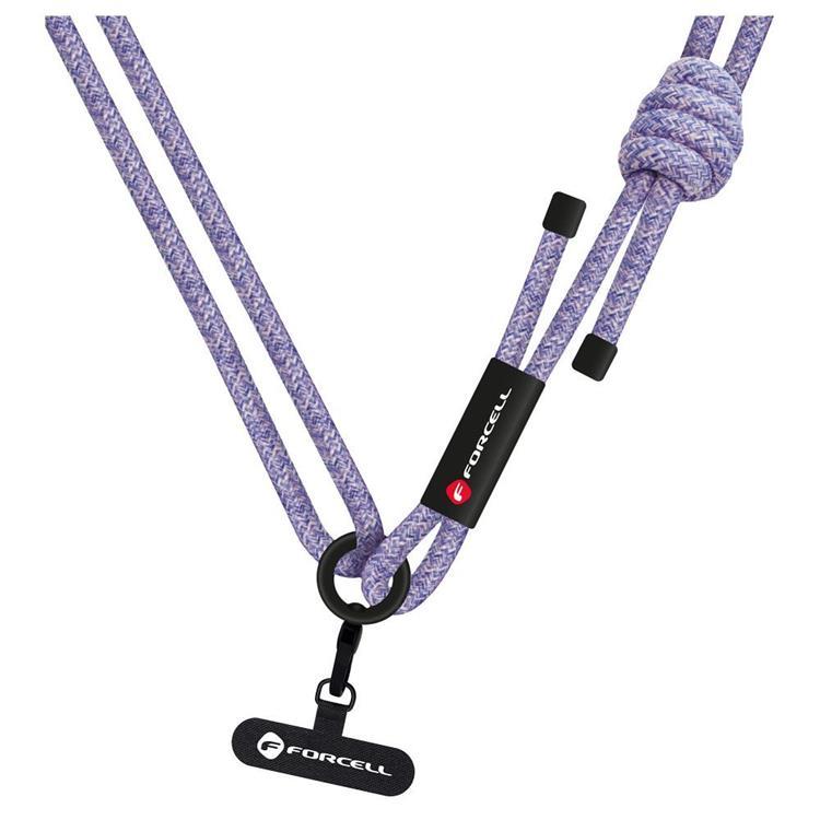 Forcell Crossbody Mobilrem Lanyard med Justerbar Längd - Grå | 264 | AlltMobil
