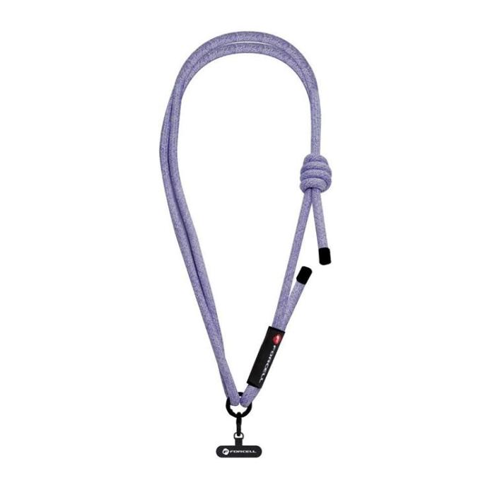 Forcell - Forcell Crossbody Mobilrem Lanyard med Justerbar Längd - Grå