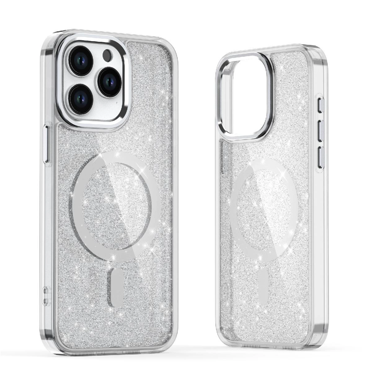 iPhone 16 Mobilskal Magsafe Glitter - Vit | 2353 | AlltMobil