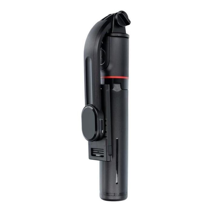 OEM - Combo Selfiestick med Tripod och fjärrkontroll Bluetooth SSTR-13 - Svart