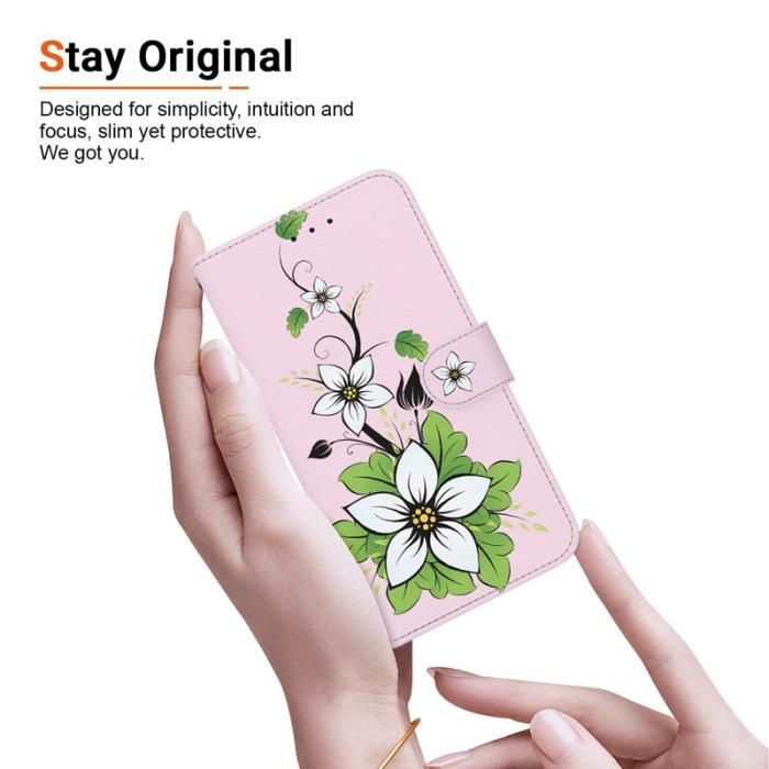 OEM - LILY Samsung Galaxy S26 Plånboksfodral Anti-Drop Mönstertryck Konstläder - Lily