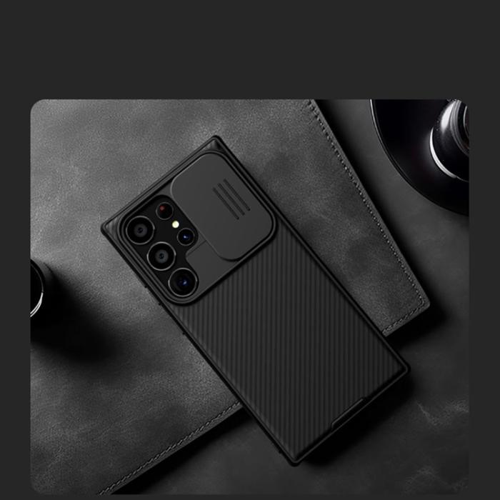 Nillkin - Nillkin Galaxy S24 Ultra Mobilskal Camshield Pro - Svart