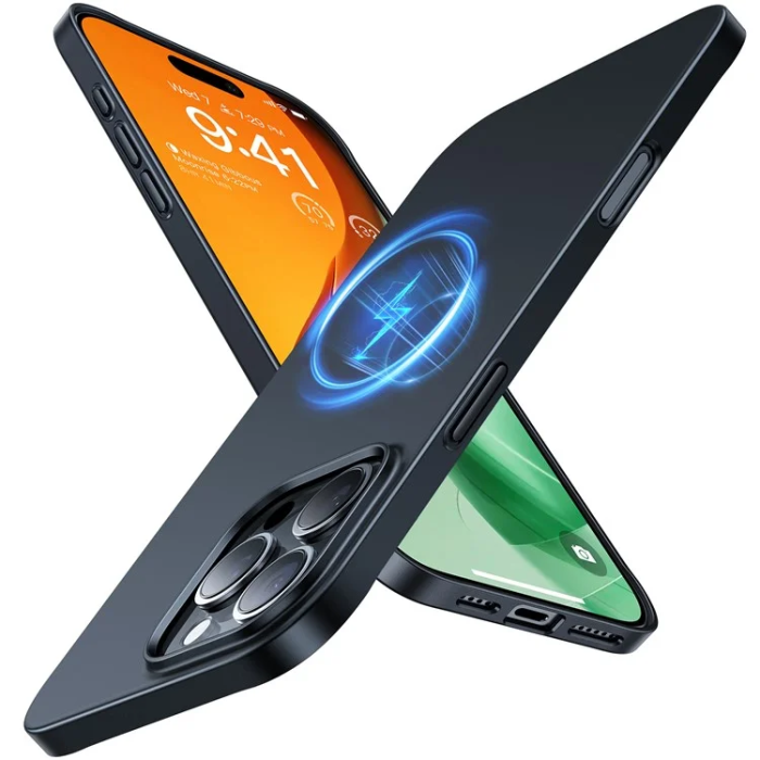 Torras - Torras iPhone 16 Pro Max Mobilskal Magsafe Shockproof - Svart