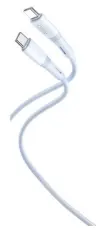 XO - XO USB-C Till USB-C 60W Kabel 1m NB-Q226B - Blå