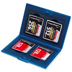 Hama - HAMA Minneskortsv&auml;ska Silver Compact Flash 4 Kort