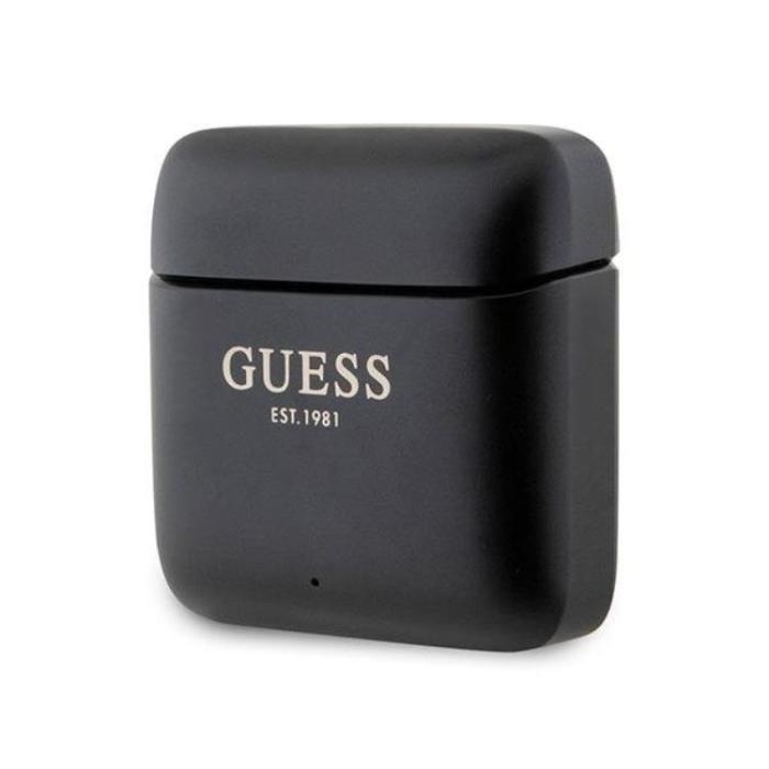 Guess - Guess TWS Bluetooth In-Ear Hörlurar + Dock Printed Logo Svart
