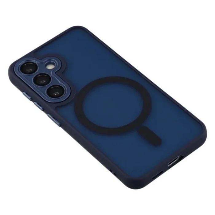 WANLONFENG - WANLONFENG Mobilskal för Samsung Galaxy S26 Plus Magnetiskt PC + TPU - Safir