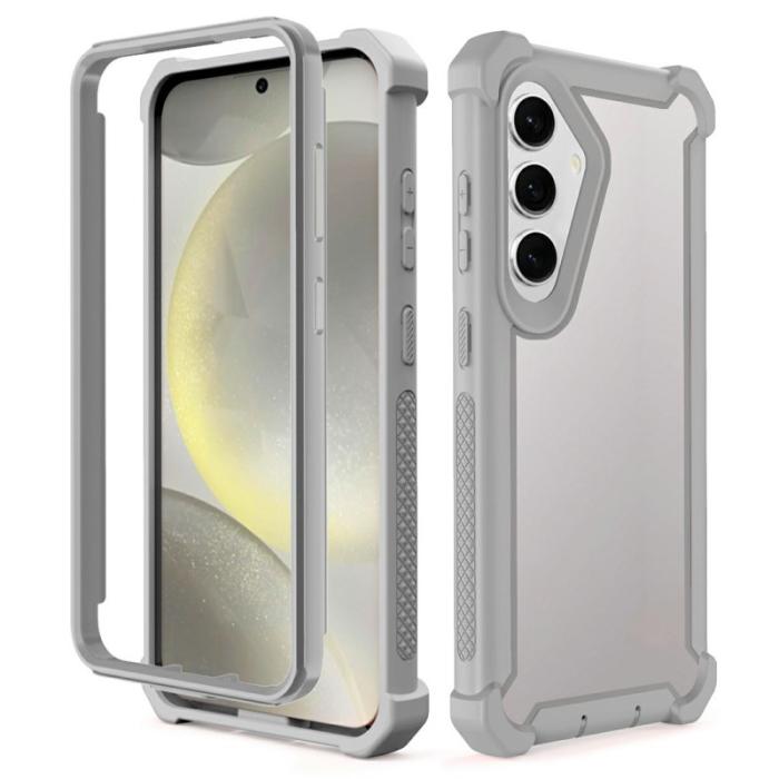 OEM - Mobilskal för Samsung Galaxy S26 Plus Transparent 2 i 1 Shockproof Plast - Grå