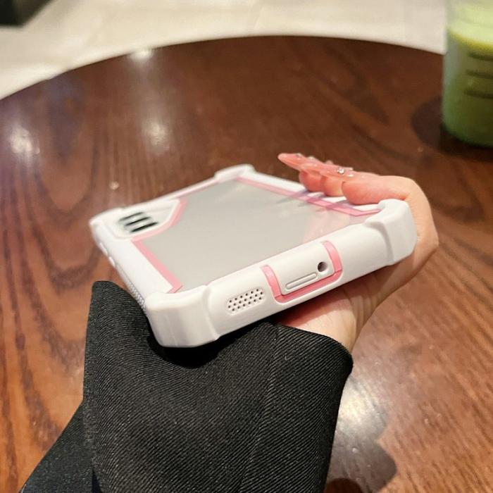 OEM - Mobilskal för Samsung Galaxy S26 Plus Transparent 2 i 1 Shockproof Plast - Rosa