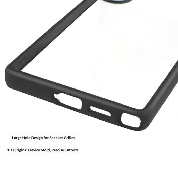 OEM - Mobilskal för Samsung Galaxy S26 Ultra Stöttålig PC + TPU - Svart+Transparent