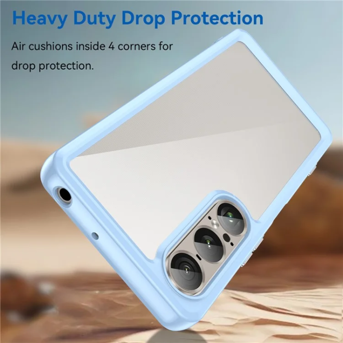 OEM - Sony Xperia 1 VII Mobilskal Acrylic TPU - Blå