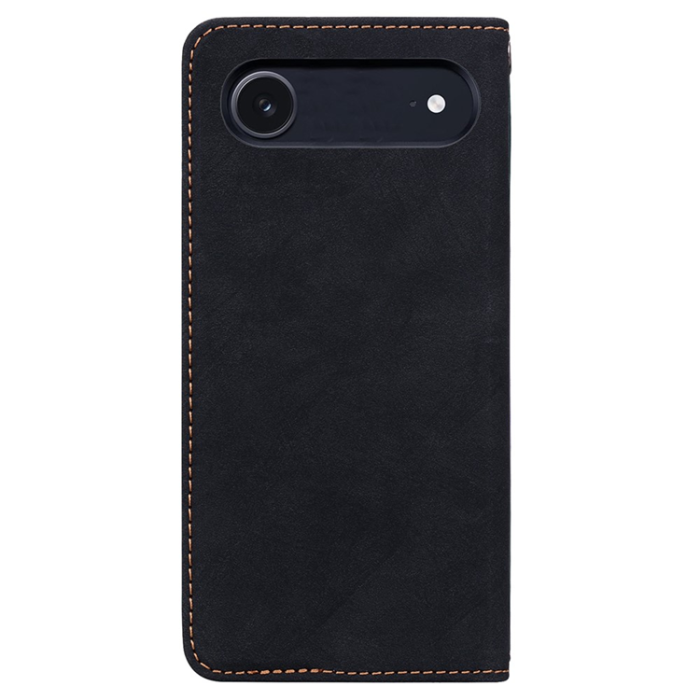 A-One Brand - iPhone Air Plånboksfodral med Rem Lines Pattern - Svart
