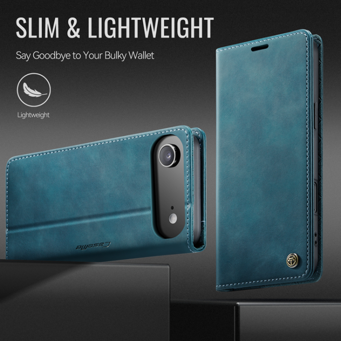 Caseme - Caseme iPhone Air Plånboksfodral RFID Blocking 033 - Grön