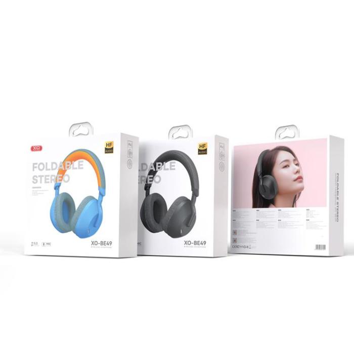 XO - XO Over-Ear Hörlurar Trådlösa Bluetooth BE49 - Svart
