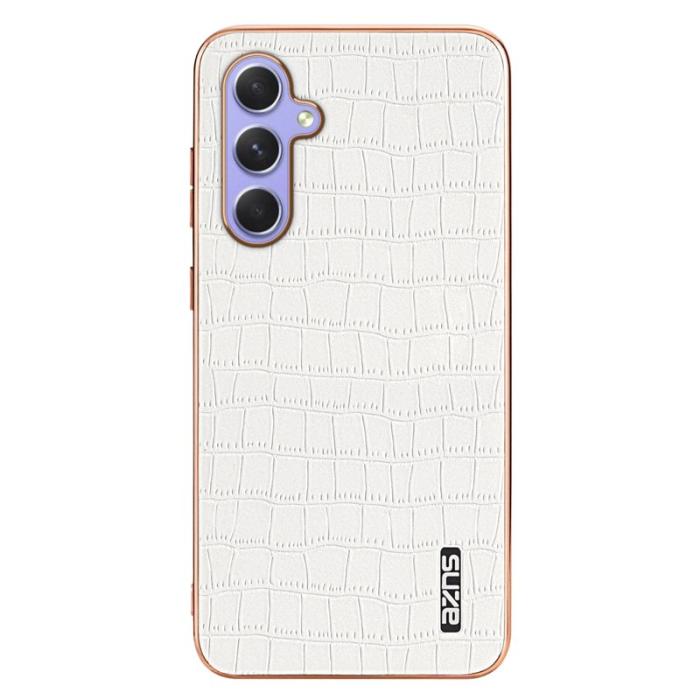 AZNS - AZNS Samsung Galaxy S23 FE Fodral KonstLäder - Vit