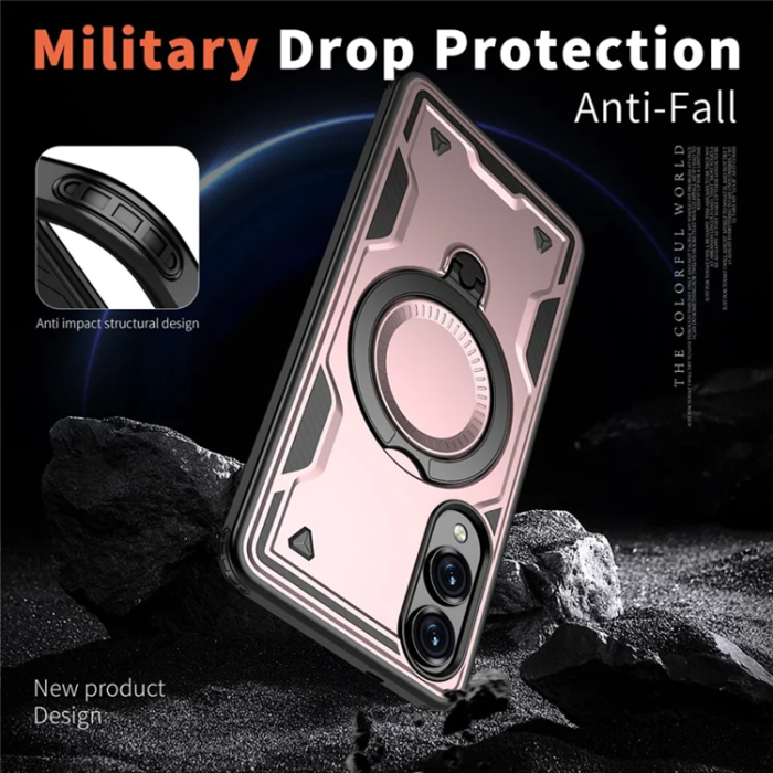 A-One Brand - Mobilskal till Galaxy S25 Edge Magsafe Kickstand