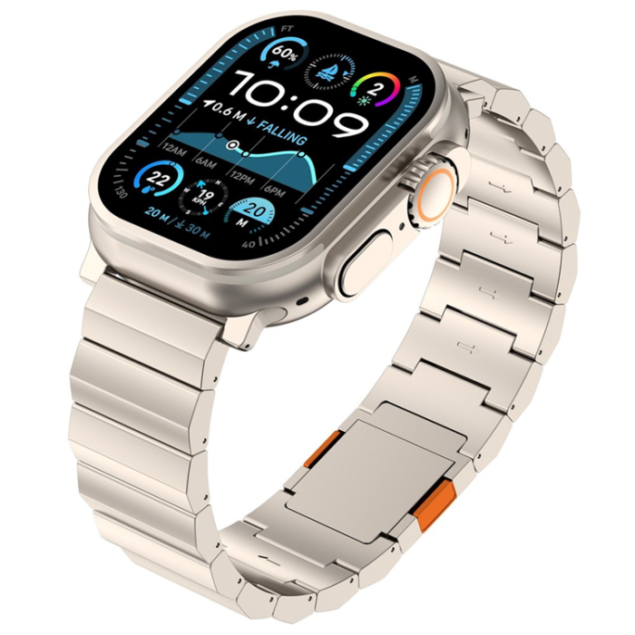 A-One Brand - Apple Watch (38/40/41/42mm) Armband Titan Alloy