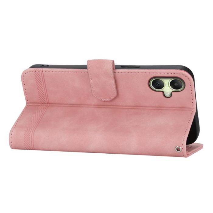 DIERFENG - DIERFENG DF-03 Plånboksfodral för Samsung Galaxy A06 4G Konstläder - Rosa