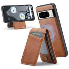 FIERRE SHANN - FIERRE SHANN 025 Google Pixel 8 Pro Fodral PU+TPU - Brun
