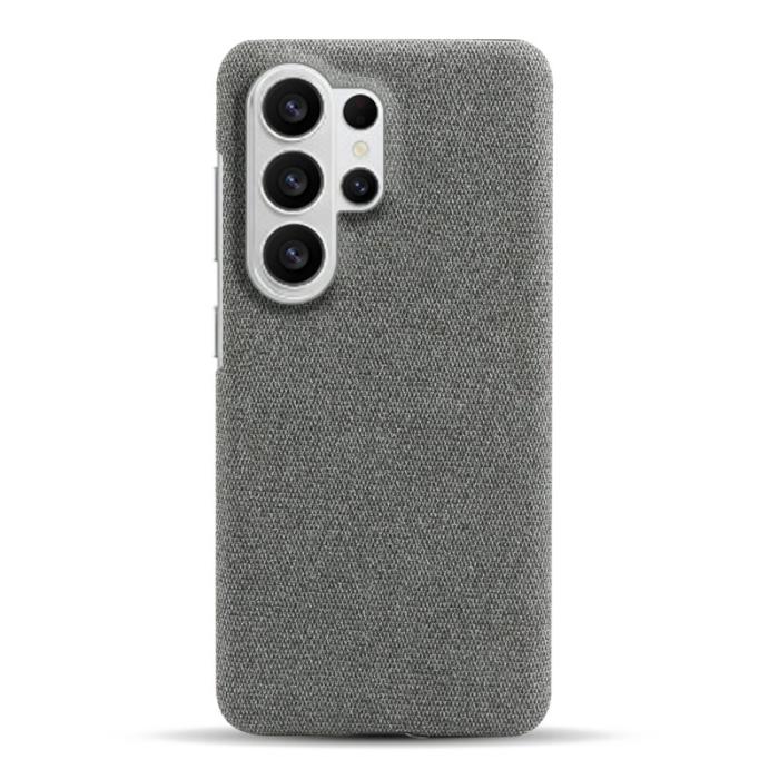 OEM - Mobilskal till Samsung Galaxy S26 Ultra Tygtextur Anti-Scratch Plast - Grå