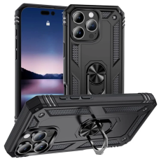 A-One Brand - iPhone 16 Pro Max Mobilskal Anti-drop med Kickstand - Svart
