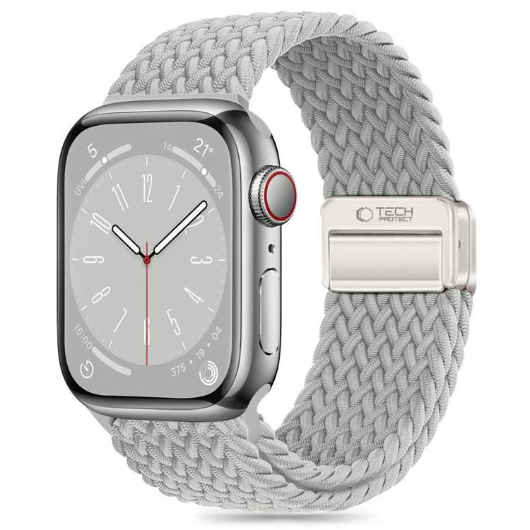 Tech-Protect Apple Watch (44/45/46/49mm) Armband Nylon - Stone | 5123 | AlltMobil