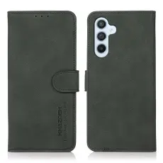 KHAZNEH - KHAZNEH f&ouml;r Samsung Galaxy S25/S24 Pl&aring;nboksfodral Konstl&auml;der - Gr&ouml;n